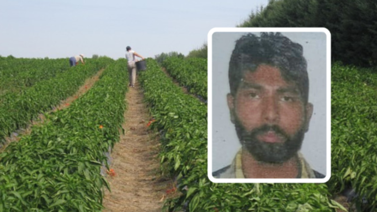 bracciante morto a latina La foto di Satnam Singh @FLAI CGIL