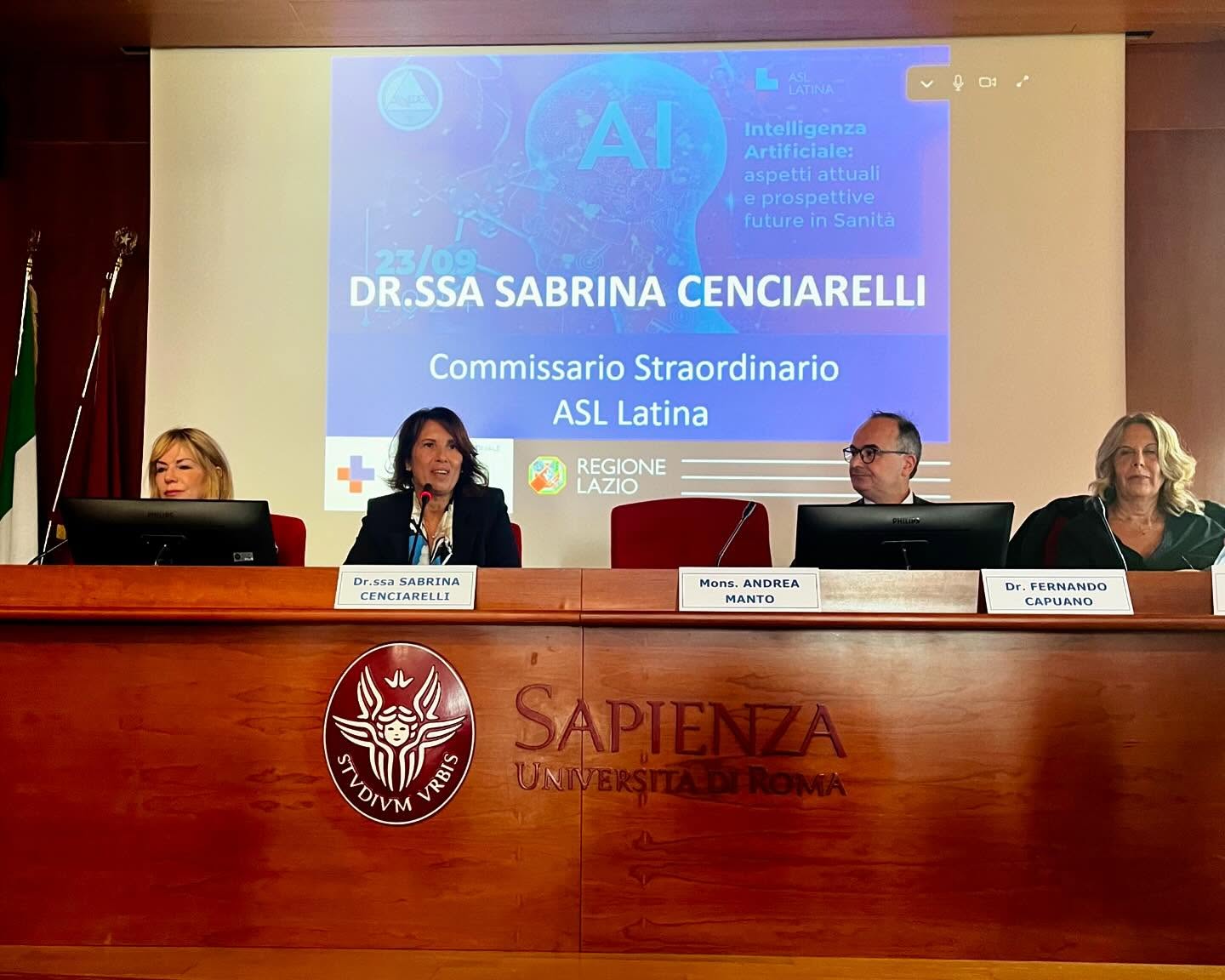 Nomine ASL, Sabrina Cenciarelli nomina Direttore Generale della ASL di Latina