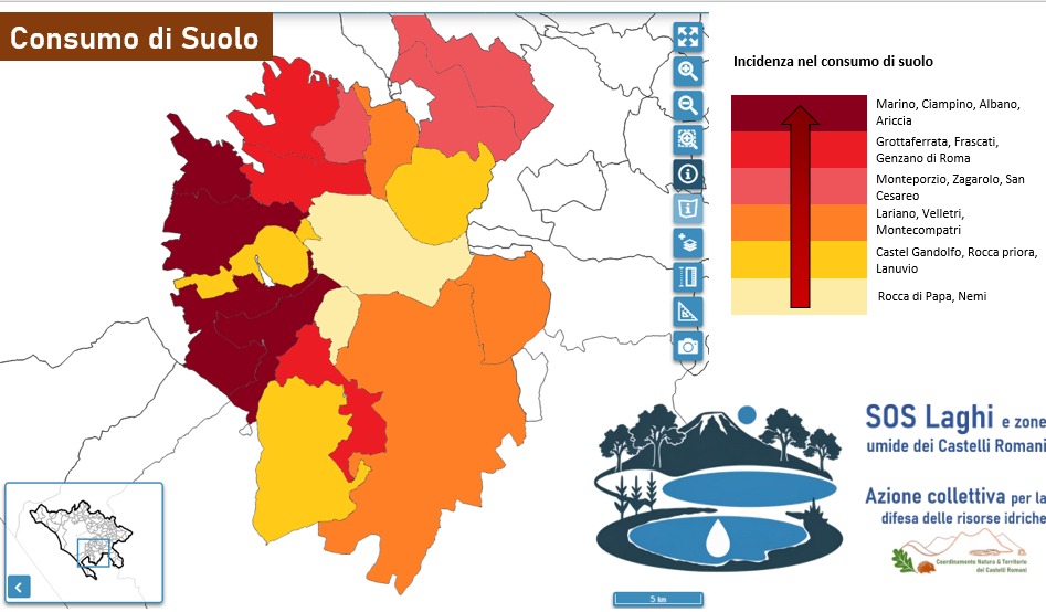 Laghi dei Castelli “Servono azioni serie, non proposte inefficaci” Lo dice il Coordinamento ambientalista.