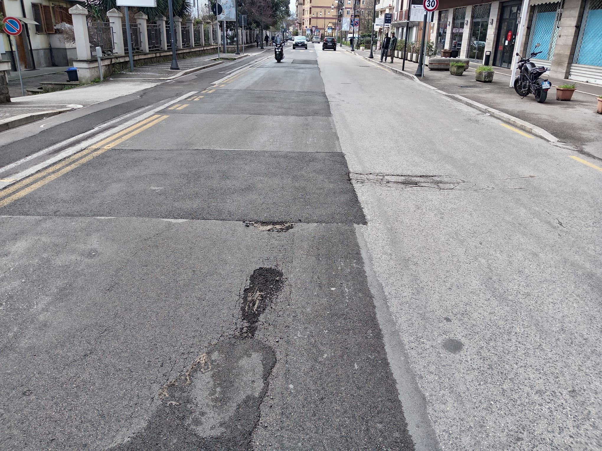 Frosinone, partono i lavori del manto stradale sulle strade cittadine, tra cui via Marittima